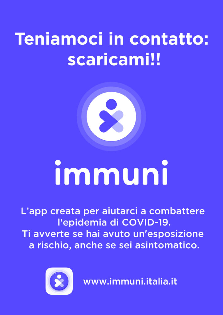 locandina app immuni