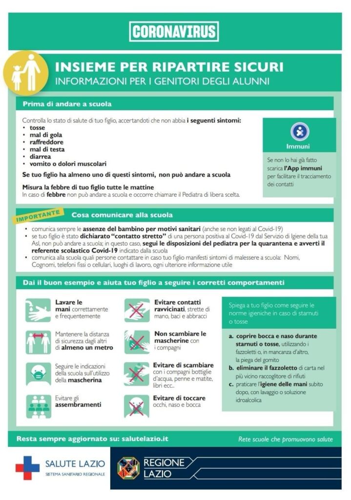 Coronavirus insieme per ripartire sicuri