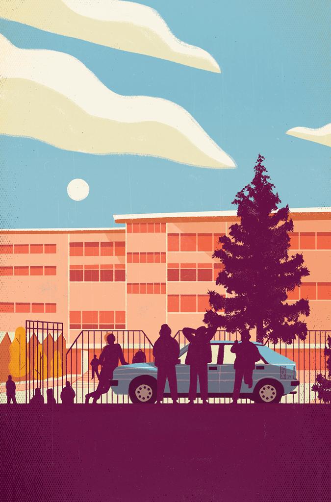 Liceo Orazio illustrazione di Frelly