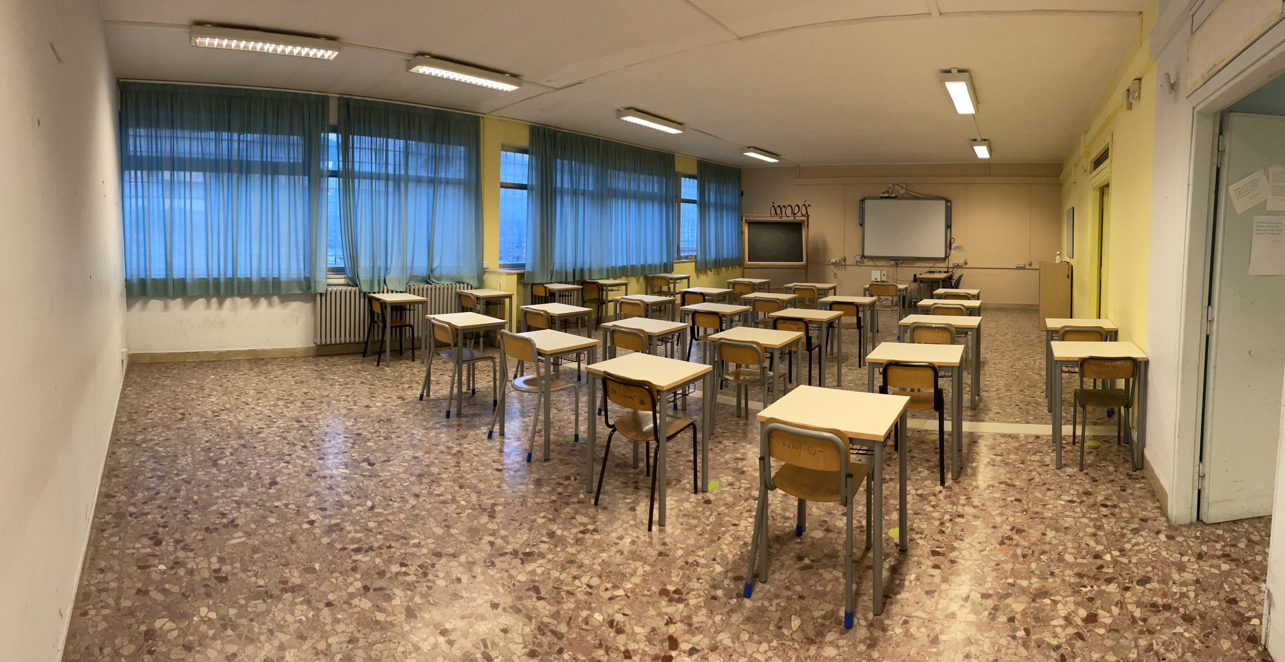 Liceo Orazio sede di via Savinio aula