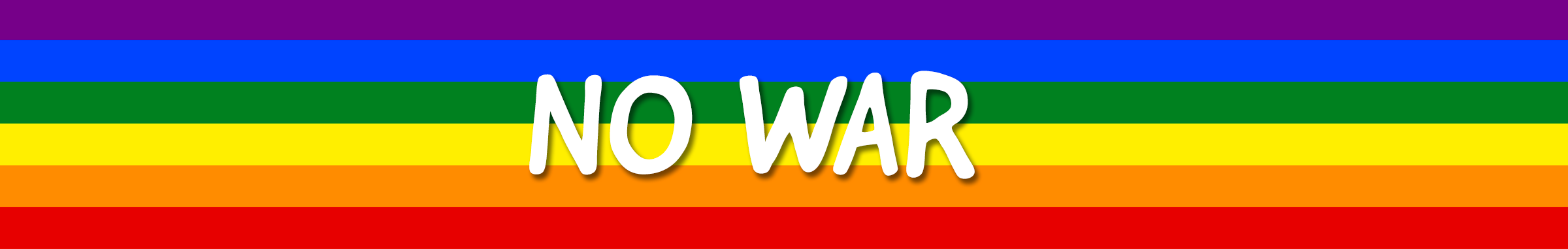 rainbow pace NO WAR