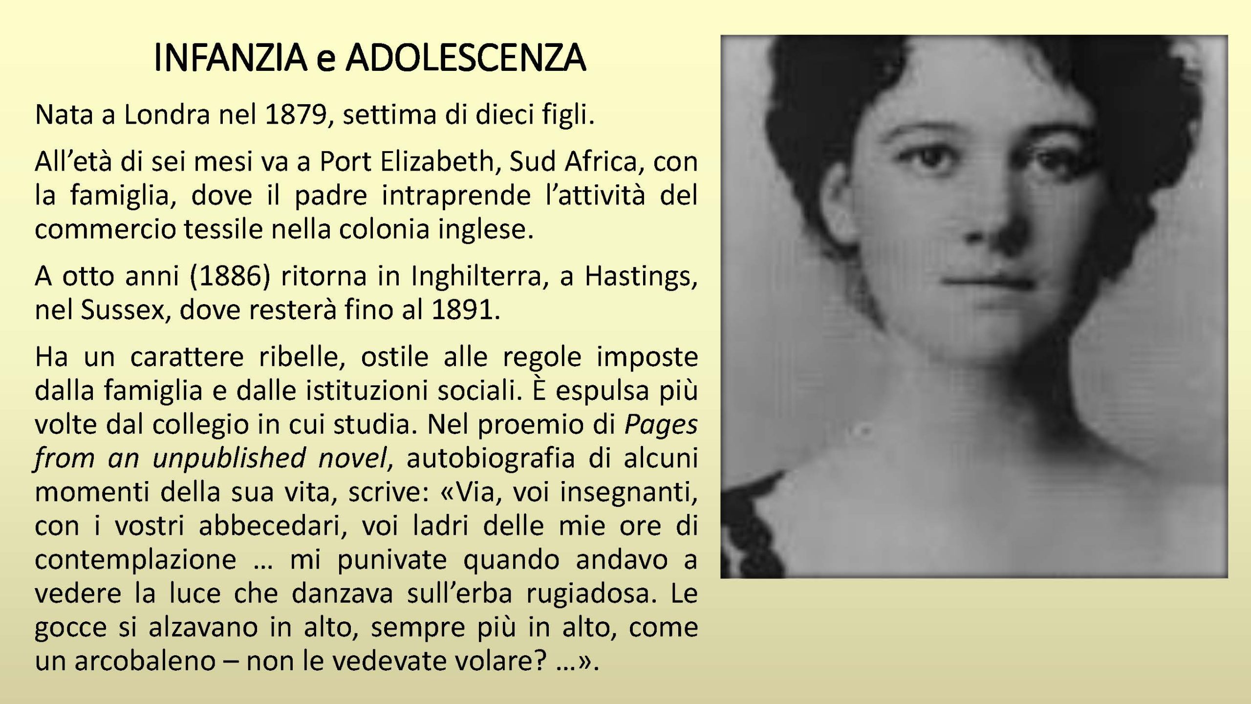 Presentazione incontro Beatrice Hastings Bibliopoint Liceo Orazio